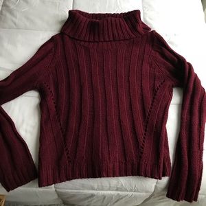 💥 MAROON TURTLENECK SWEATER 💥